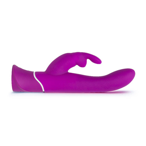 Buy the Happy Rabbit 2 Natural 15-function Rechargeable Silicone Vibrator Purple - LoveHoney
