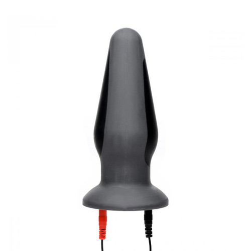 Buy the Electro Anal Amplifiier Unipolar eStim Silicone Anal Plug - XR Brands Zeus Electrosex