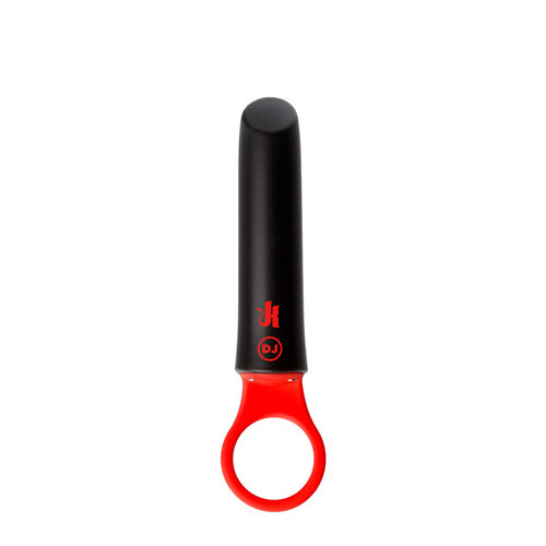 Buy The Power Play 20-function Rechargeable Silicone Vibrator with Grip Ring - Kink by Doc Johnson