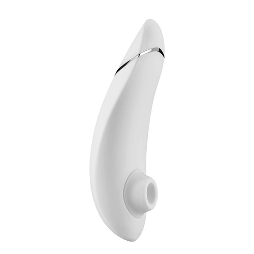 Buy the Premium 15-function Rechargeable Sensual Stimulator with AutoPilot & Smart Silence Sensual Stimulator with PleasureAir Technology White - Epi24 Womanizer