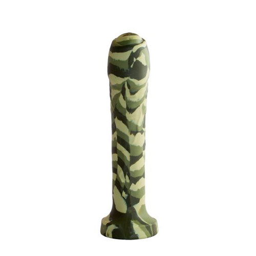 Buy the Major Dick Commando 9 inch Realistic Uncut Green Camouflage Silicone Dildo - Si Novelties Ignite