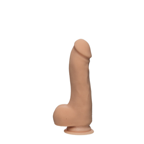 Buy the Master D 7.5 inch UltraSkyn Dual Density Realistic Dildo with Balls Vanilla - Doc Johnson