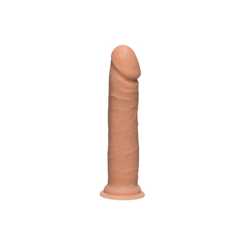 Buy the Realistic D 8 inch UltraSkyn Dual Density Realistic Dildo Vanilla - Doc Johnson