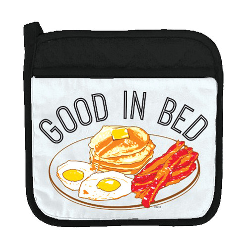 Buy the Twisted Wares Good In Bed Eggs & Bacon Potholder Oven Mitt