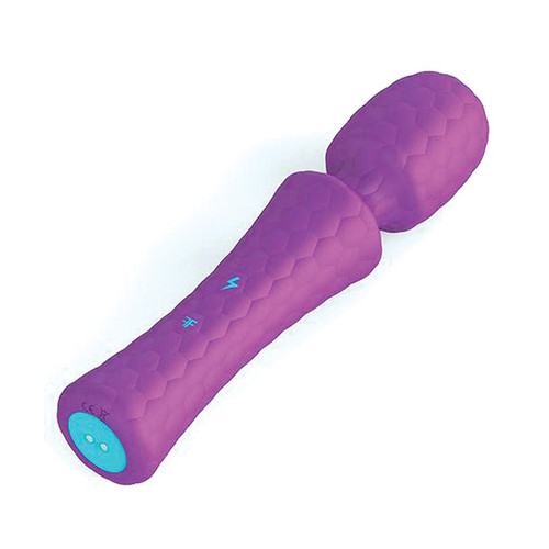 Buy the Ultra Wand 10-function Rechargeable Silicone Massager with Turbo Boost Purple - VVole FemmeFunn Femme Funn Nalone