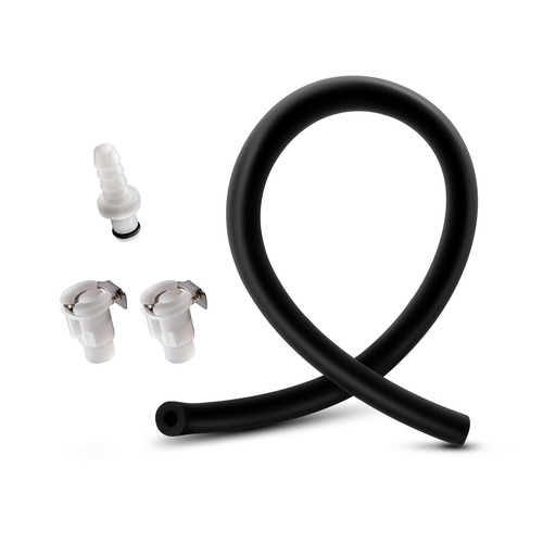 Buy the Performance Pump Accessories 12 inch silicone Vacuum Pump Hose with Fittings Accessory Kit penis breast clit pussy pumping - Blush Novelties