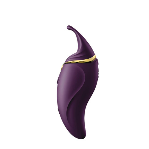 Buy the Legend Hero 17-function Rechargeable Silicone Clitoral PulseWave Vibrator in Twilight Purple - Zalo USA