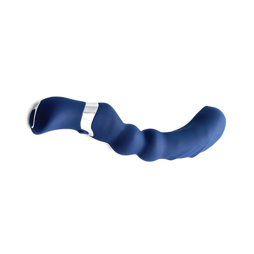 Buy the Homme Pro-S 18-Function Rechargeable Prostate Massager with Rolling Ball Stimulator & Sensor Navy Blue - Novel Creations NU Sensuelle
