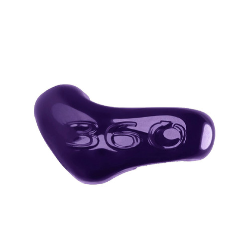 Buy the 360 2-Way Cockring & Ballsling Erection Enhancer In Eggplant Purple - OxBalls