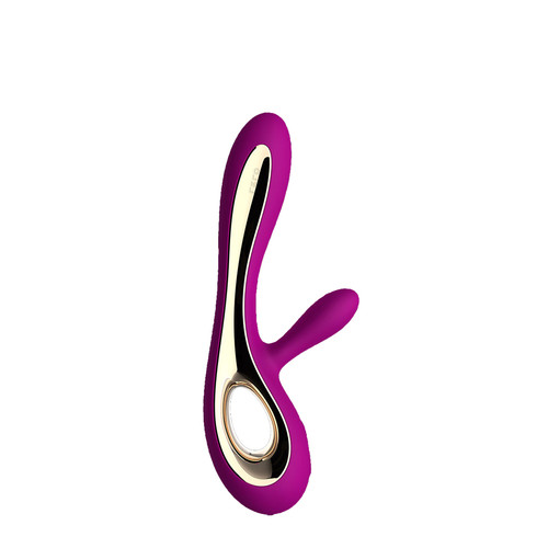 Buy the SORAYA 2 12-function Rechargeable Dual Action Silicone Vibrator in Deep Rose & Chrome - LELO