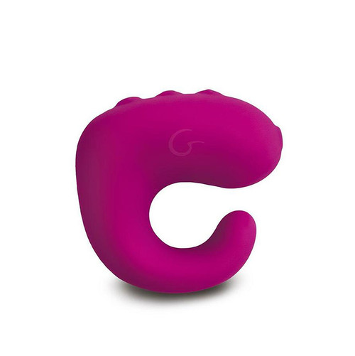 Buy the GPlug GRing  XL 6-function Rechargeable Silicone Finger Vibrator & Remote Control in Sweet Raspberry - FT London Fun Toys Gvibe Made in the UK
