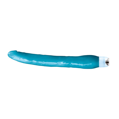 Buy the Firefly Glow Stick Blue Glow in the Dark Dual Motor 12 inch Vibrator - NS Novelties