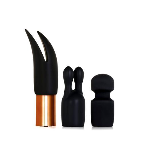 .Buy the Glam Squad 7-function Rechargeable Bullet Vibrator with 3 Silicone Sleeves pinpoint flexible - Evolved Novelties