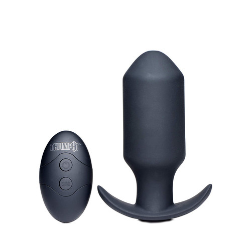 Buy the Thump It Missile Thumping 7-function Remote Control Rechargeable Vibrating Silicone Anal Plug with Kinetic Technology - XR Brands