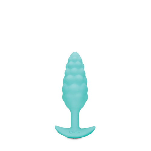 Buy the b-Vibe x Zoë Ligon Small Bump Texture 6-function Rechargeable Vibrating Silicone Butt Plug in Mint - COTR, Inc