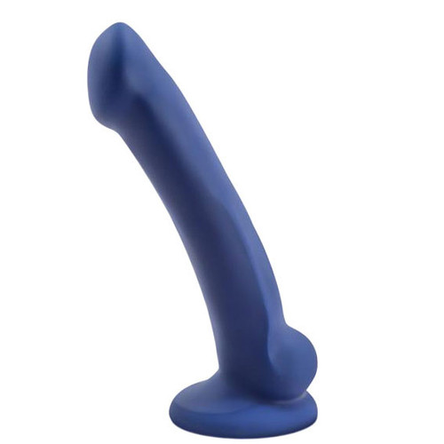 Buy the Avant D10 Ergo Mini Indigo Dual Density Semi-Realistic Silicone Dildo with Suction Cup - Blush Novelties