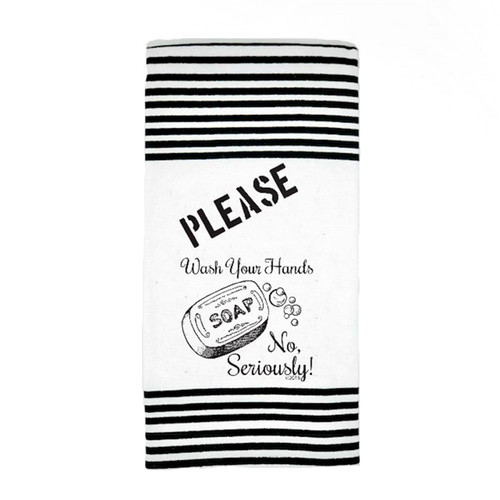 Buy the Twisted Wares Please Wash Your Hands, No Seriously Terry Towel