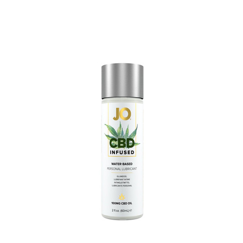 Buy the 100mg CBD-infused Coconut Water-based Personal Lubricant 2 oz - System JO