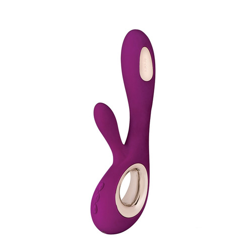 Buy the SORAYA Wave 12-function Rechargeable Triple Action Silicone Vibrator  with WaveMotion technology in Deep Rose & Light Gold - LELO