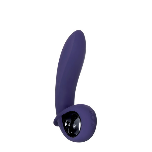Buy the Inflatable G 10-function Rechargeable Inflating Silicone G-Spot P-Spot Vibrator Stimulator - Evolved Novelties
