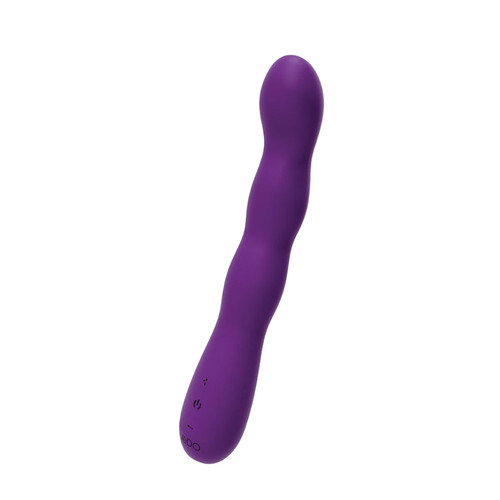 Buy the Quiver Plus 16-function Rechargeable Dual Motor Silicone G-Spot P-Spot Vibrator in Deep Purple - Vedo Toys