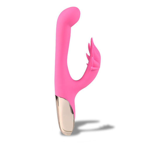 Buy the Maui 420 Bendable 20-function Rechargeable Dual Motor Silicone Pot Leaf Rabbit Vibrator - Maia Toys