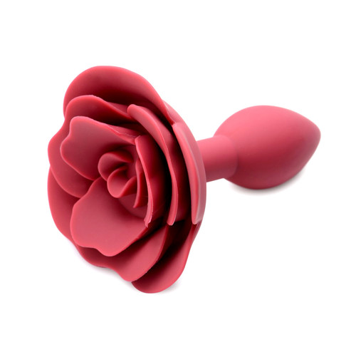 Buy the Booty Bloom Red Silicone Rose Anal Plug buttplug - XR Brands Master Series