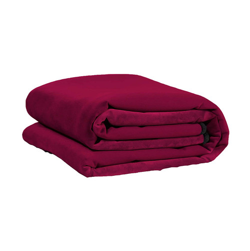 Buy the Fascinator Lush Throw Merlot Red Velvish Moisture Absorbing