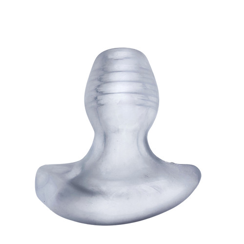 Buy the Stretchy Glowhole 2 LED Multicolor Light Up Plus+Silicone Open Hole Plug in Clear Ice Frost fuckplug anal play buttplug - Blue Ox OxBalls