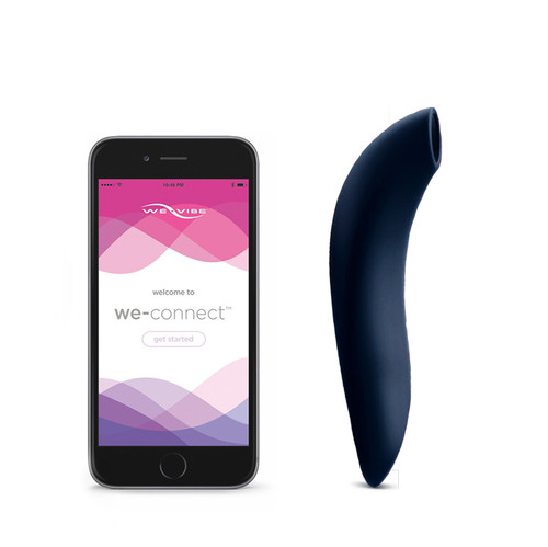 Buy the Melt 12-function App-controlled Pleasure Air Clitoral Stimulator for couples in Midnight Blue - Womanizer technology Epi24 WoW Tech Standard Innovations wevibe