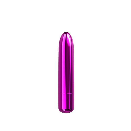 Buy the Bullet Point 10-function Rechargeable Compact PowerBullet Vibrator in Purple Metallic - BMS Factory