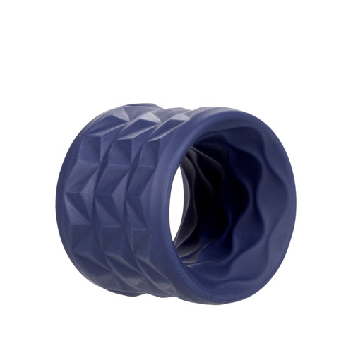 Buy the Viceroy Platinum Series Reverse Endurance Ring Silicone Cock Ring in Blue - CalExotics