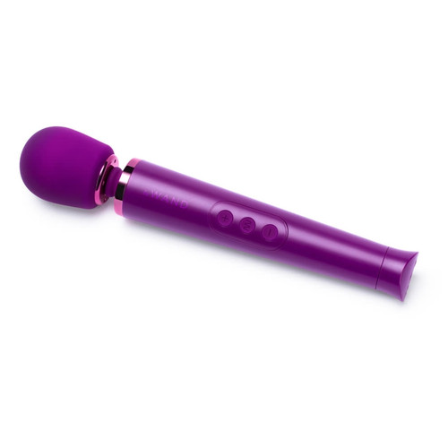 Buy the Le Wand Petite 16-function Rechargeable Vibrating Wand Massager in Dark Cherry - COTR B-vibe