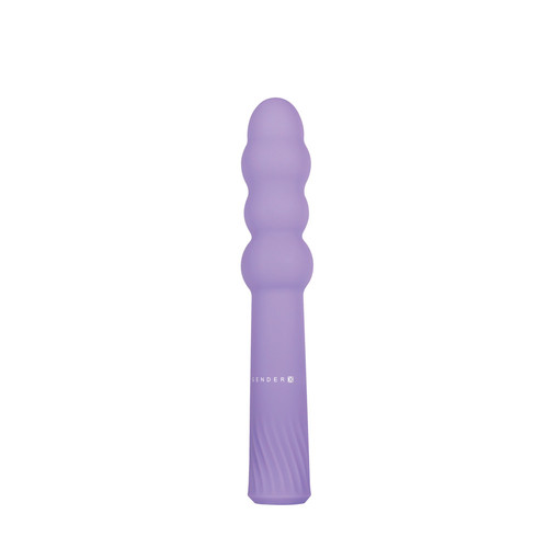 Buy the Gender X Bumpy Ride 9-function Rechargeable Flexible Silicone Vibrator in Purple - Evolved Novelties