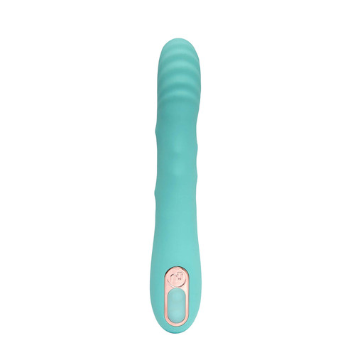 Buy the Roxii Roller Wand 20-Function Rechargeable Silicone S Wave Plus Vibrator in Electric Blue - NU Sensuelle Novel Creations