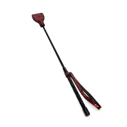 Buy the Fifty Shades of Grey Sweet Anticipation Reversible Black & Red Riding Crop Whip - LoveHoney