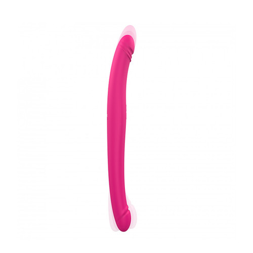 Buy the Orgasmic Double Do 18-function Rechargeable Dual Ended Thrusting Silicone Vibrator in Pink - Marc Dorcel Luxure Depuis Lovely Planet