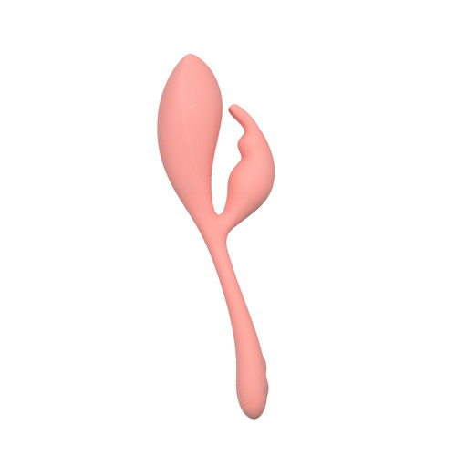 Buy the Elle Bunny 10-function Rechargeable Vibrating Liquid Silicone Rabbit-Style Vibrator in Pink - CalExotics Cal Exotics California Exotic Novelties