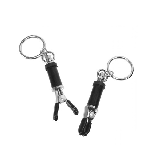 Buy the Amulet D-Vice Adjustable Barrel Nipple Clamps - XR Brands Master Series