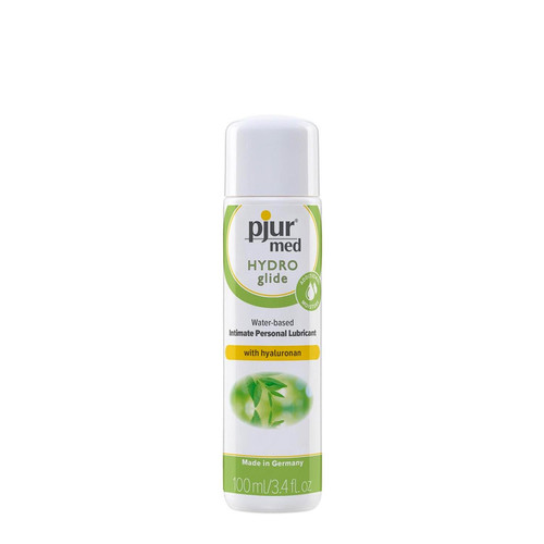 Buy the Med Hydro Glide Water-based Personal Lubricant with Hyaluron in 3.4 oz or 100 mL - pjur group made in Germany