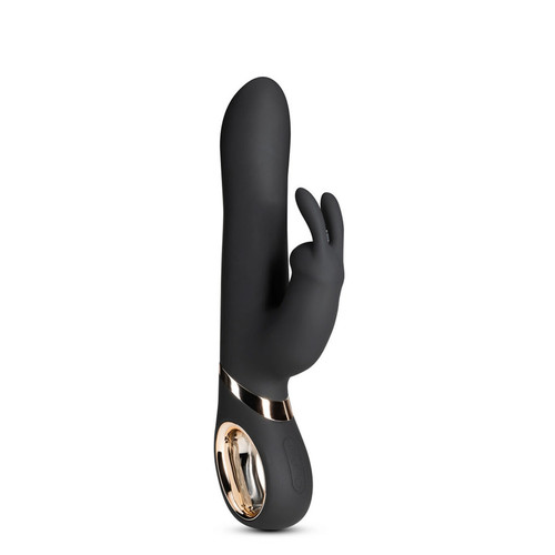 Buy the Lush Victoria 22-function Rechargeable Silicone Gyrating Rabbit Vibrator in Black - Blush Novelties