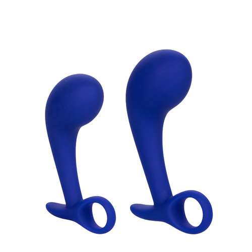 Buy the Admiral 2-piece Silicone Anal Training Set in Blue - CalExotics Cal Exotics California Exotic Novelties