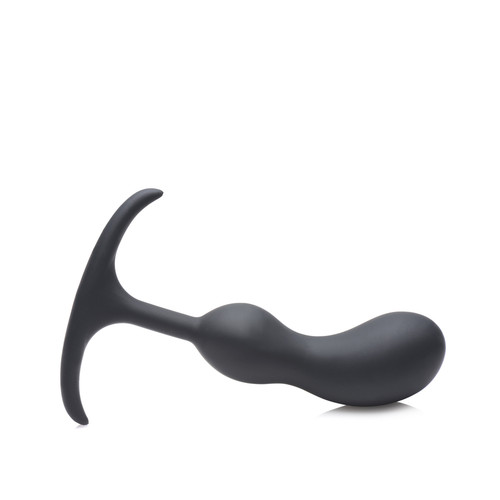 Buy the Heavy Hitters Comfort Weighted Silicone Prostate Plug in Small - XR Brands Master Series