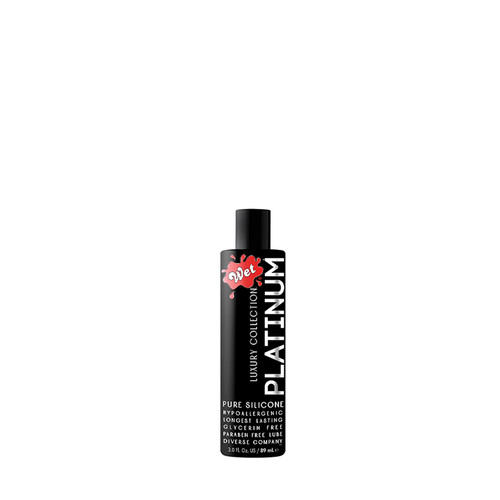 Buy the Wet Lube Luxury Collection Platinum Silicone-based Personal Lubricant in 3 oz 510K FDA Cleared - Trigg Laboratories