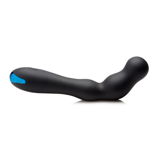 Buy the 12-function Rechargeable Silicone Beaded Prostate Vibrator - XR Brands Trinity Vibes