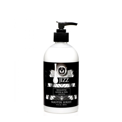 Buy the semen Jizz Cum Unscented Water-Based Lube in a 16 oz Pump Bottle - XR Brands Master Series