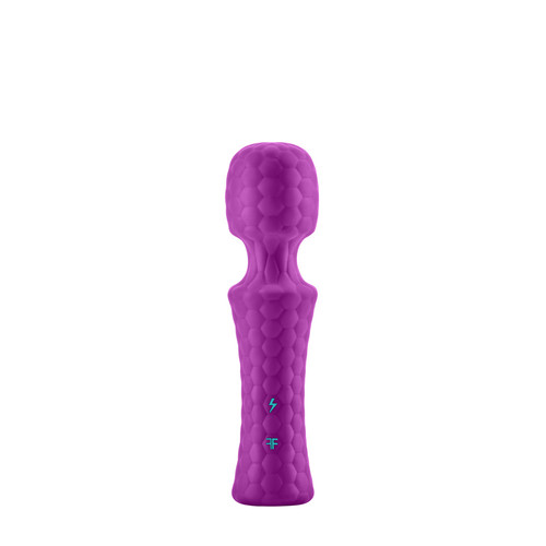 Buy the Ultra Wand Mini 10-function Rechargeable Silicone Massager with Turbo Boost in Purple - VVole FemmeFunn Femme Funn Nalone