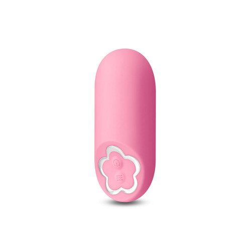 Buy the Harmony 8-function Rechargeable Silicone Mini Vibrator in Pink - NS Novelties