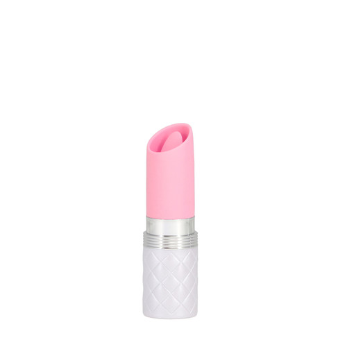 Buy the Pillow Talk Lusty Variable Speed Rechargeable Flickering Silicone Clitoral Massager with Swarovski Crystal in Pink - BMS Enterprises