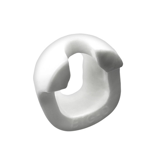 Buy the Big-D Shaftgrip Cockring in White - Blue Ox Designs OxBalls